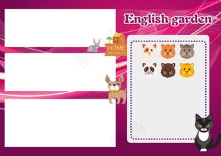 英语故事手抄报