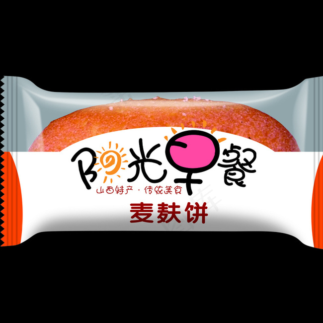 阳光早餐食品包装袋效果图图片psd模版下载