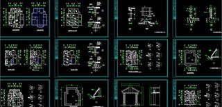 某别墅样板房竣工图