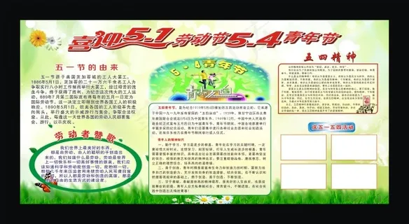 五一五四展板 五一五四展板