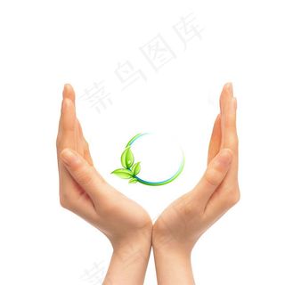 手捧起树苗设计图片psd素材