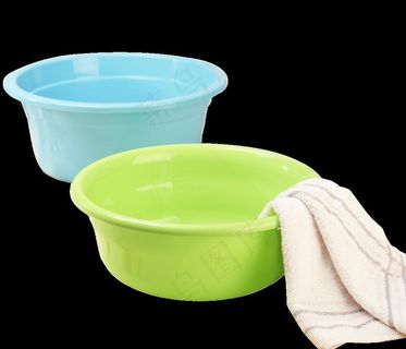 洗脸盆 毛巾图片