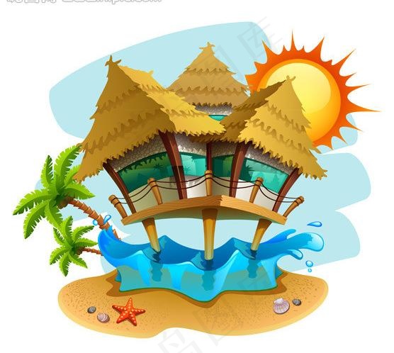 夏天主题元素图片