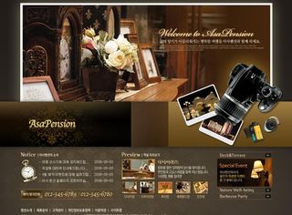 韩国网站模板图片