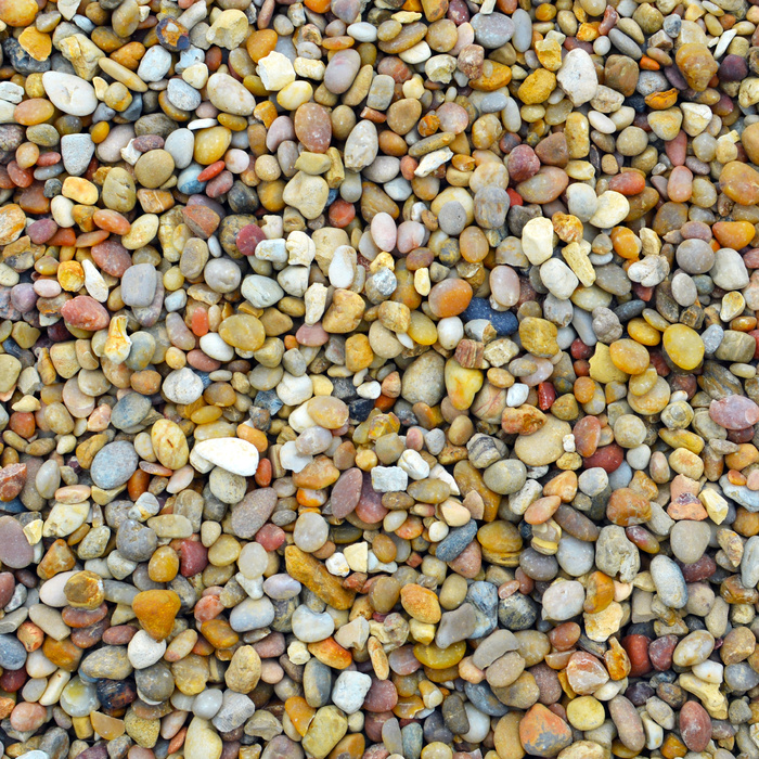 松散的鹅卵石背景图片