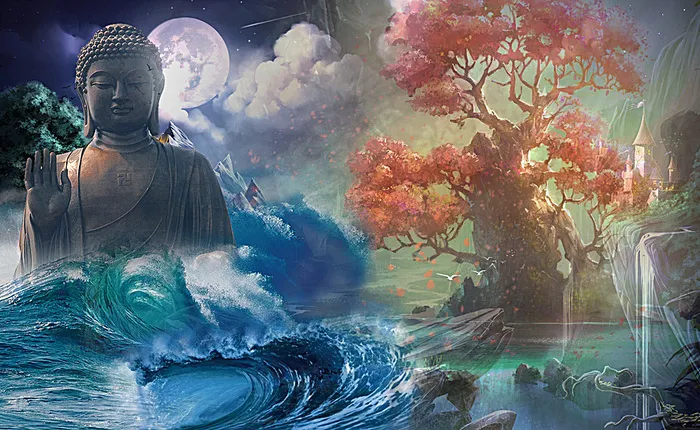 中国风背景图片(4501X2813(DPI:72))psd模版下载