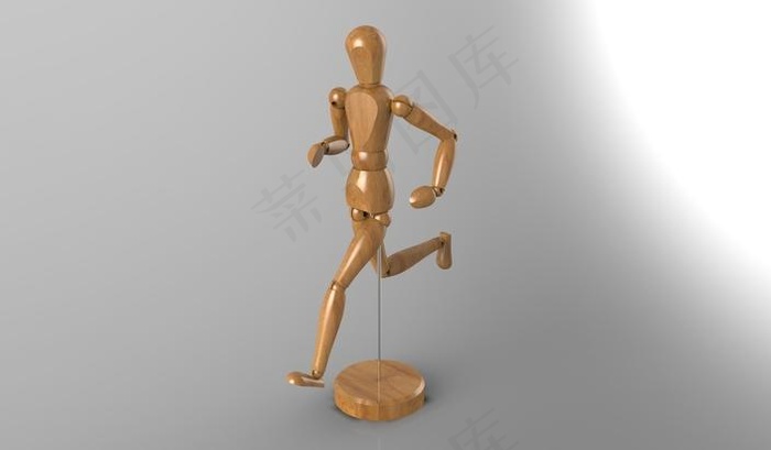 木poseable模特