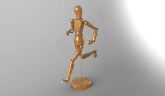 木poseable模特