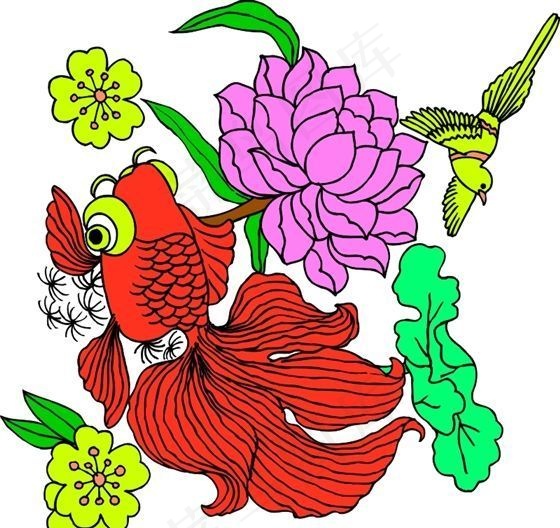 吉祥图案 中华传统图案 动物装饰图案 矢量素材 CDR格式_0061