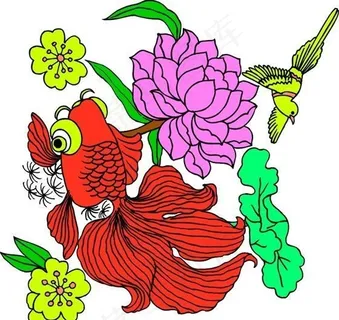 吉祥图案 中华传统图案 动物装饰图案 矢量素材 CDR格式_0061