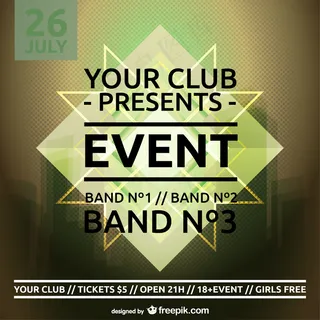 绿色背景矢量图