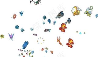 矢量图 卡通 游戏 网络卡通 卡通...