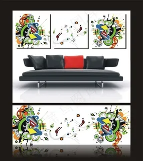 无框画模板下载