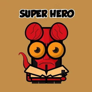 印花矢量图 卡通 人物 男人 大眼...