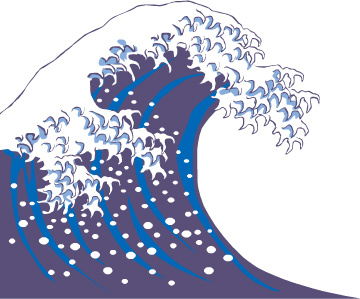 海浪浪花矢量素材eps,ai矢量模版下载