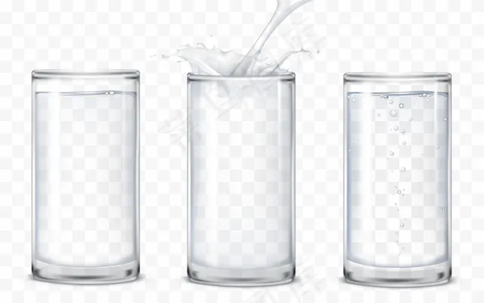 水纹水波纹浪花水珠夏季素材