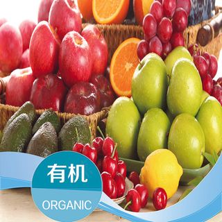 天然健康绿色水果海报