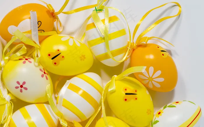 黄色花纹彩蛋