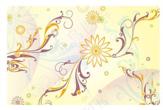 欧式花纹古典花纹底纹图片太阳花花纹