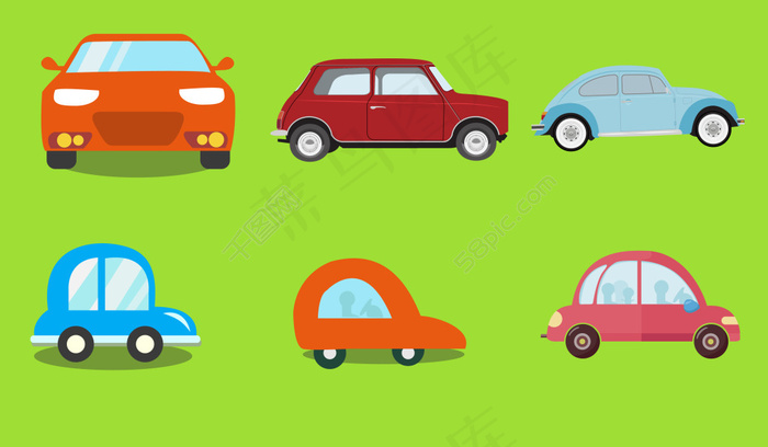 矢量汽车 各种车型小汽车