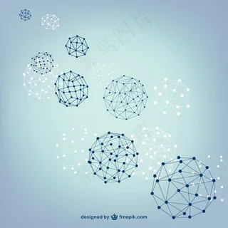 科技白色球形背景