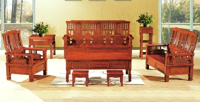 古典实木家具（部分不清晰）图片