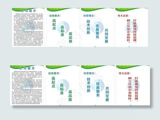 公司制度展板图片