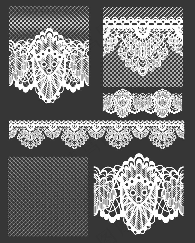 欧式复古花纹蕾丝