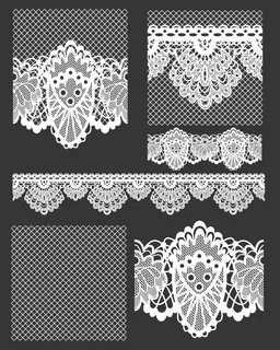 欧式复古花纹蕾丝