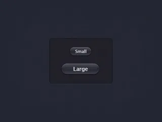 透明质感平滑按钮