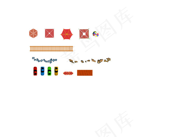 建筑总平面图PSD素材