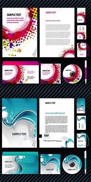 精美企业VI设计矢量素材