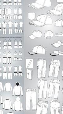 服装设计矢量