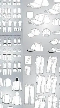 服装设计矢量