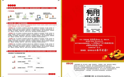 金融杂志dm宣传页图片