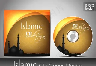 教堂背景 光盘包装图片