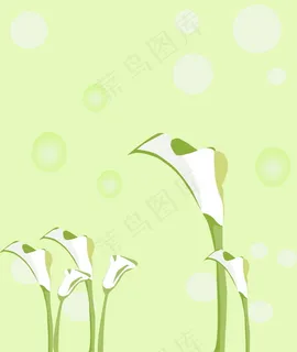 马蹄莲手绘移门