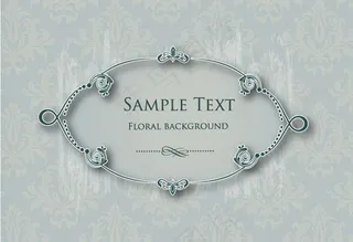 欧式花纹背景图片