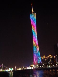 广州小蛮腰夜景图片