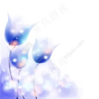 紫色梦幻玫瑰花背景图