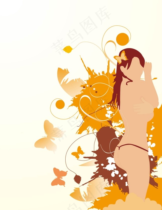 黄叶与女人