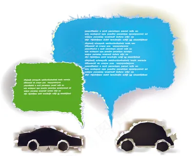 创意撕裂对话框矢量素材5