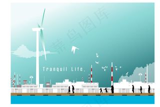 矢量图大海航行