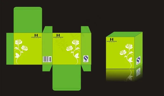 包装盒图片cdr矢量模版下载