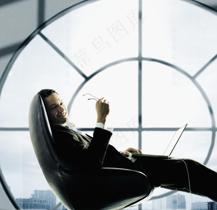 未来科技商务人物图片