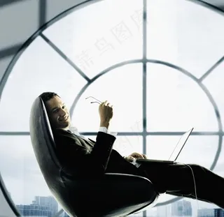 未来科技商务人物图片