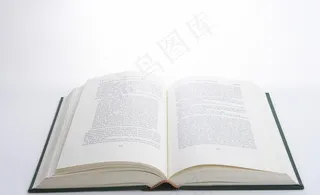 摊开的书图片