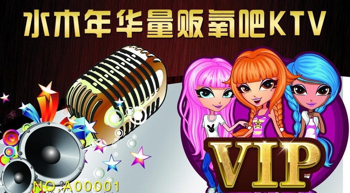 ktv专用vip卡图片psd模版下载