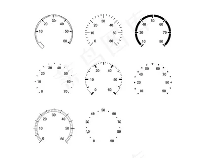 仪表表盘PSD素材