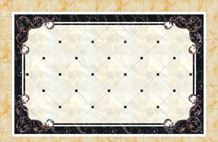 大理石 瓷砖水刀拼花